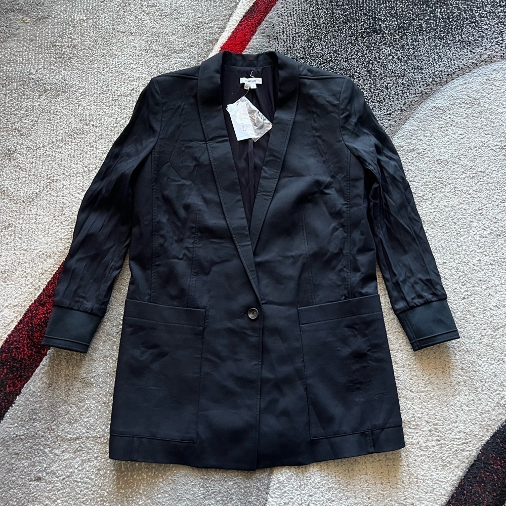 Helmut Lang Black Cove SuitingMinimalist Blazer